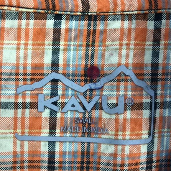 KAVU Button Down Shirt Size Small EUC - Picture 4 of 6